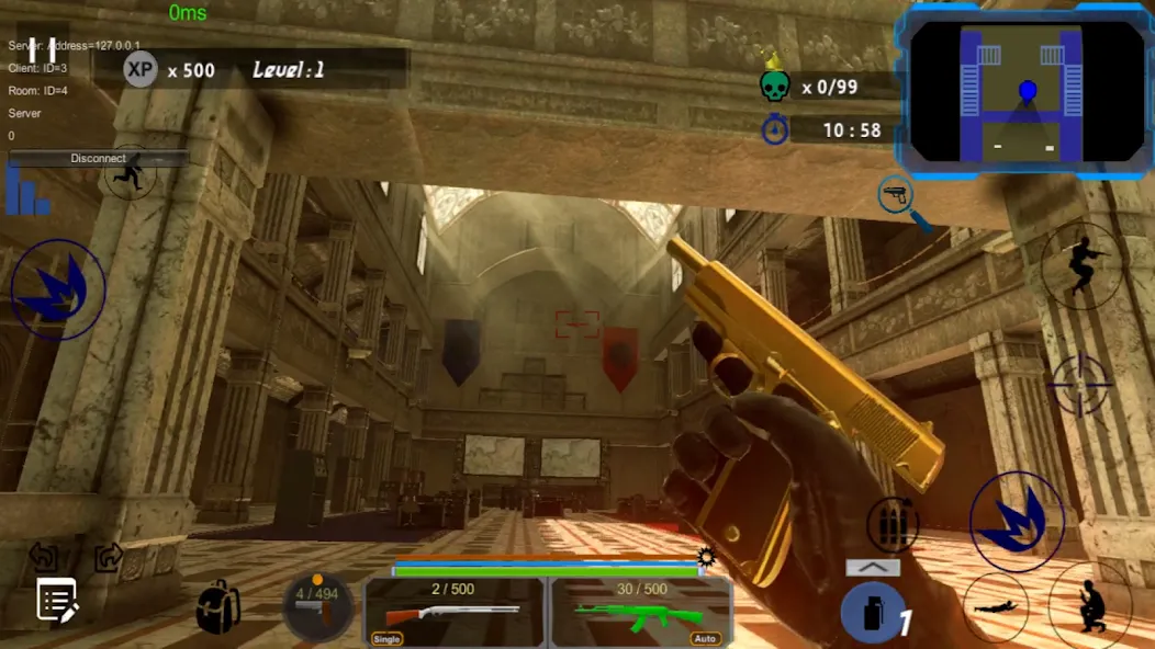 Carnage Wars [MOD: безлимитные деньги и оружие] Screenshot 1