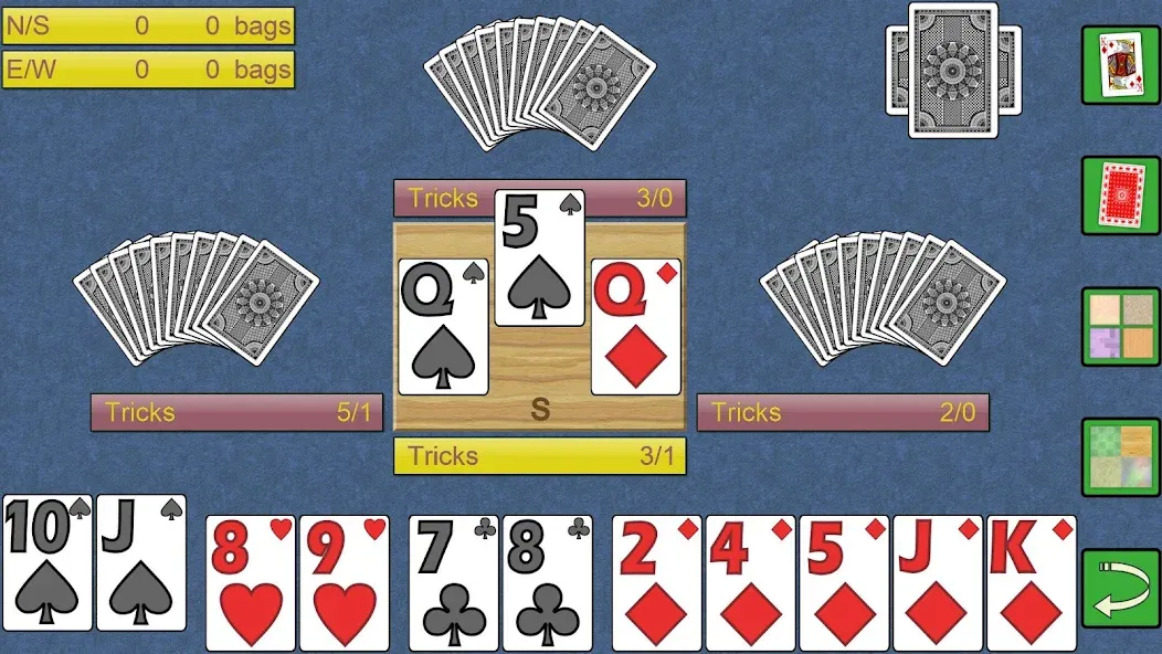Spades V+, spades card game [MOD: безлимитные монеты и подсказки] Screenshot 1