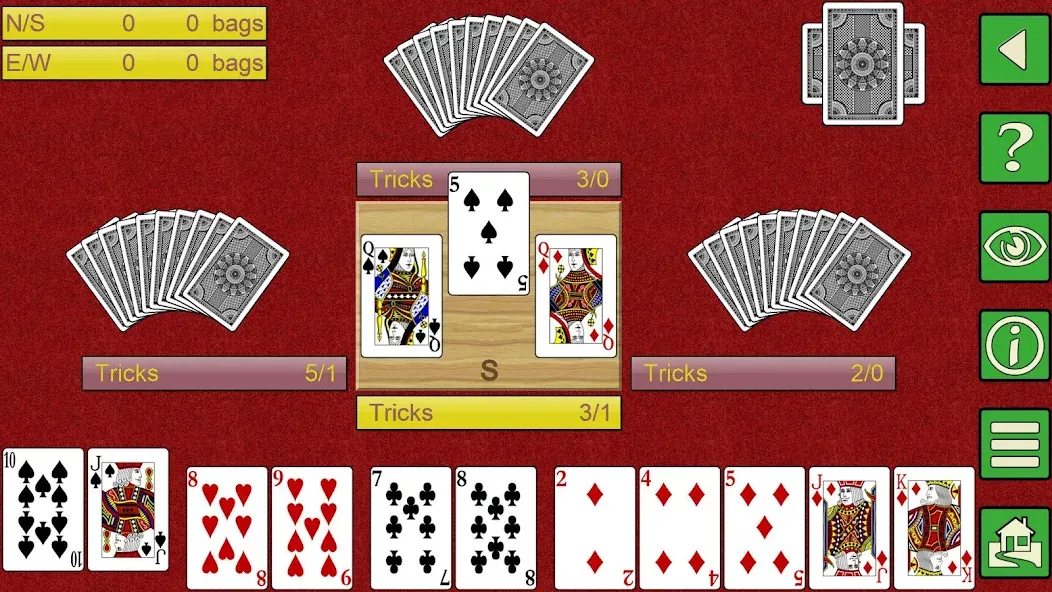 Spades V+, spades card game [MOD: безлимитные монеты и подсказки] Screenshot 4