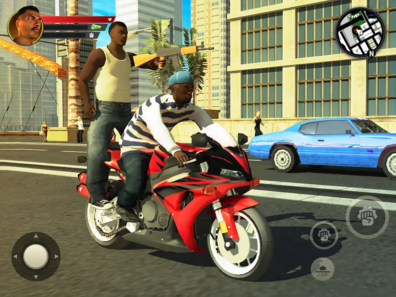 Mafia Crime: Cars &amp; Gang Wars [MOD: безлимитные деньги и оружие] Screenshot 1