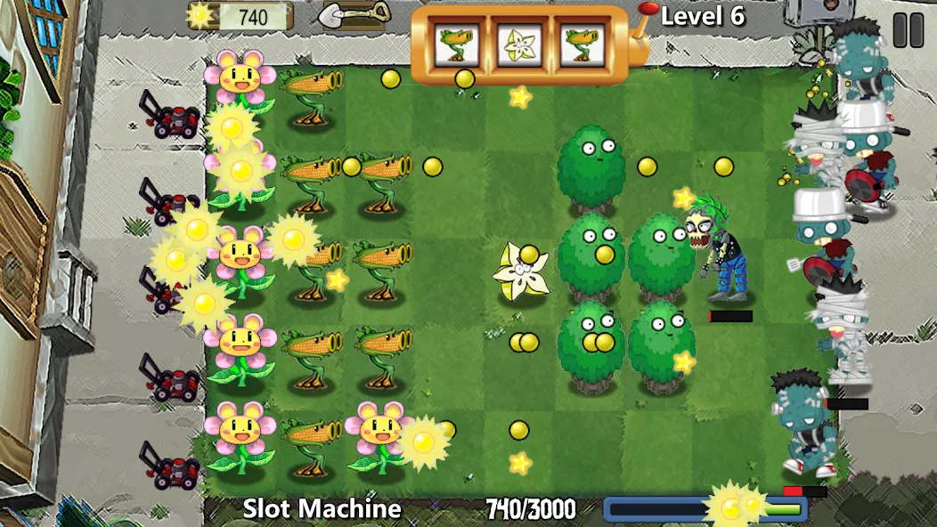 Plants' War [MOD: много денег и усиленные растения] Screenshot 1