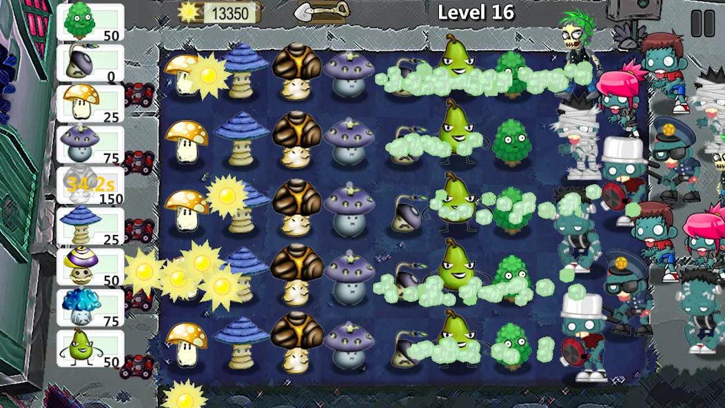 Plants' War [MOD: много денег и усиленные растения] Screenshot 2