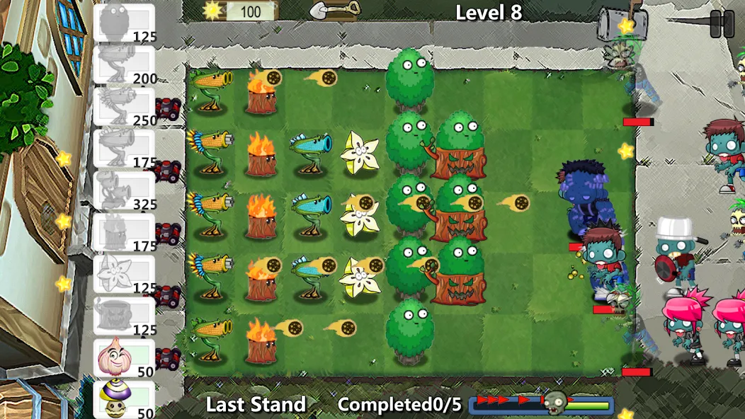 Plants' War [MOD: много денег и усиленные растения] Screenshot 3
