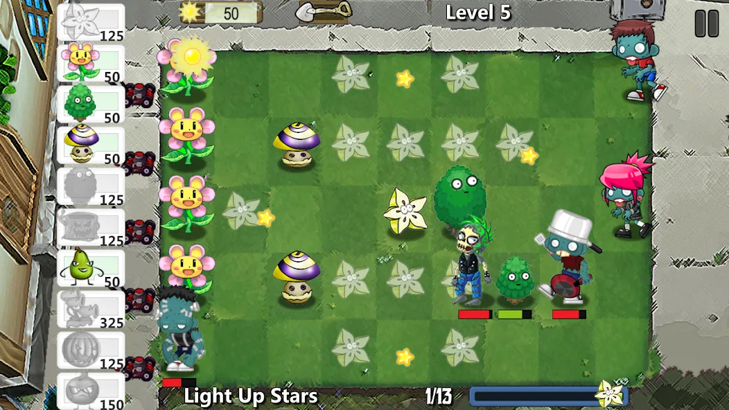 Plants' War [MOD: много денег и усиленные растения] Screenshot 4