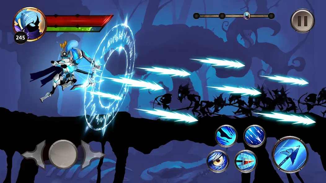 Stickman Legends Offline Games [MOD: безлимитные деньги и мощное оружие] Screenshot 3