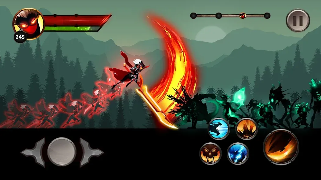 Stickman Legends Offline Games [MOD: без рекламы и много денег] Screenshot 2