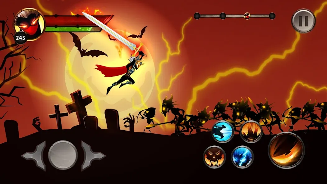 Stickman Legends Offline Games [MOD: без рекламы и много денег] Screenshot 3