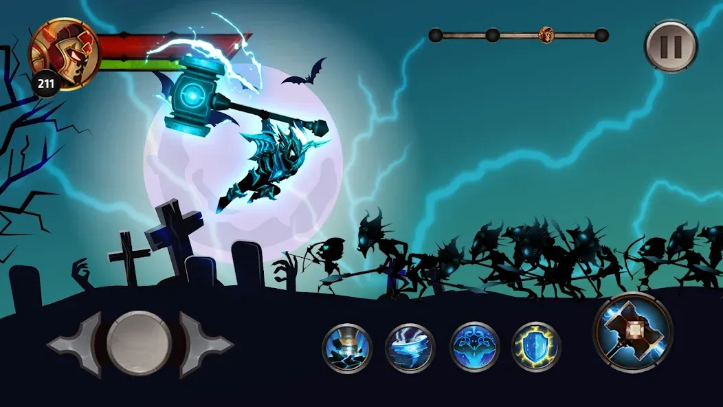Stickman Legends Offline Games [MOD: без рекламы и много денег] Screenshot 4