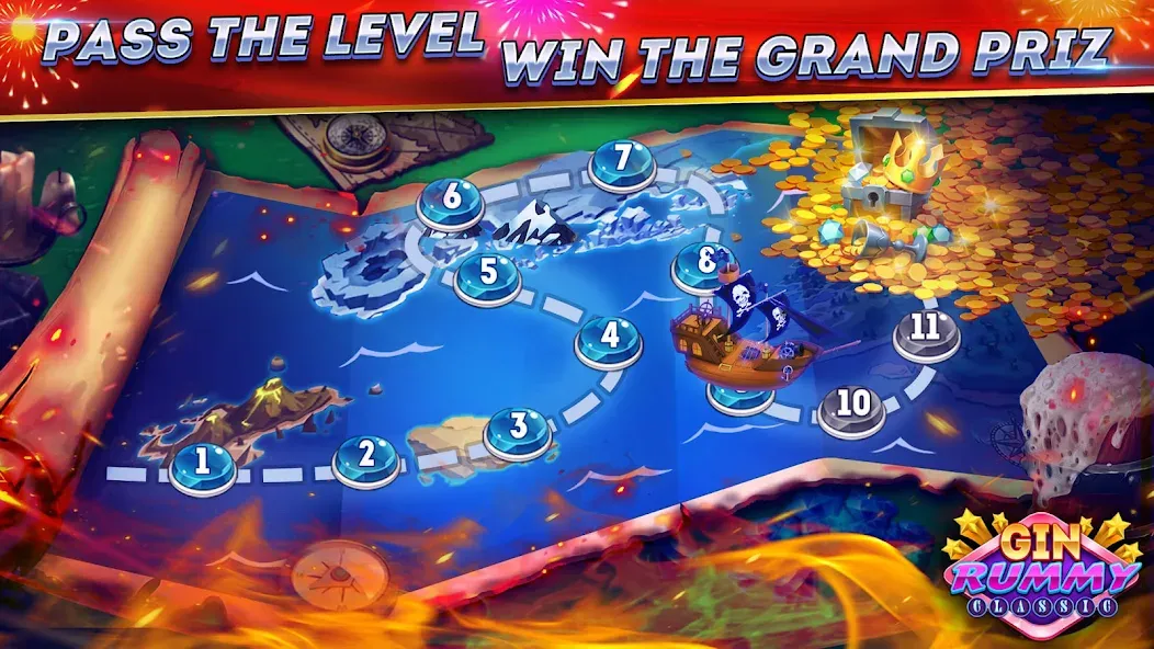Gin Rummy Online &amp; Offline [MOD: открыты все функции без рекламы] Screenshot 4
