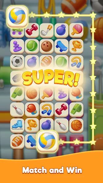 Tasty Match -  Zen Connect [MOD: без рекламы и много денег] Screenshot 3