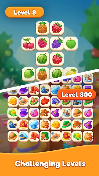 Tasty Match -  Zen Connect [MOD: без рекламы и много денег] Screenshot 5