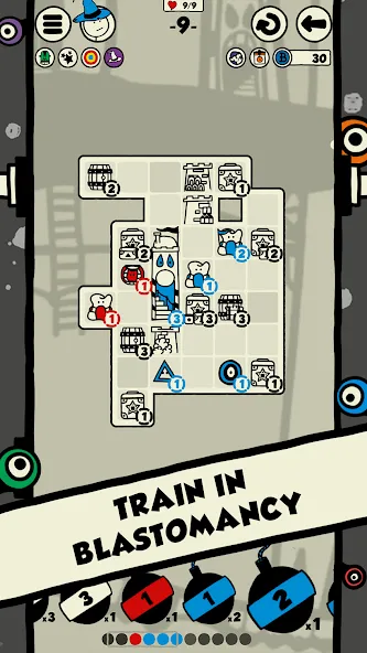 Blastomancer: The Puzzle Game [MOD: открыты все уровни и подсказки] Screenshot 2