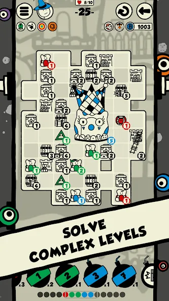 Blastomancer: The Puzzle Game [MOD: открыты все уровни и подсказки] Screenshot 3