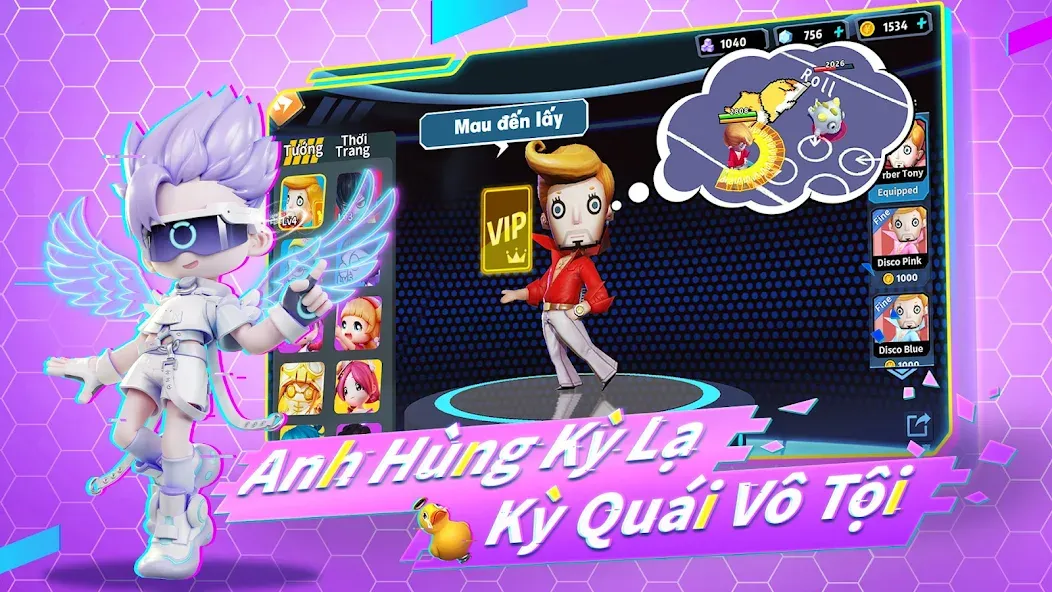 Đấu Trường Kỳ Lạ - Gzone [MOD: безлимитные ресурсы и разблокировано всё] Screenshot 2