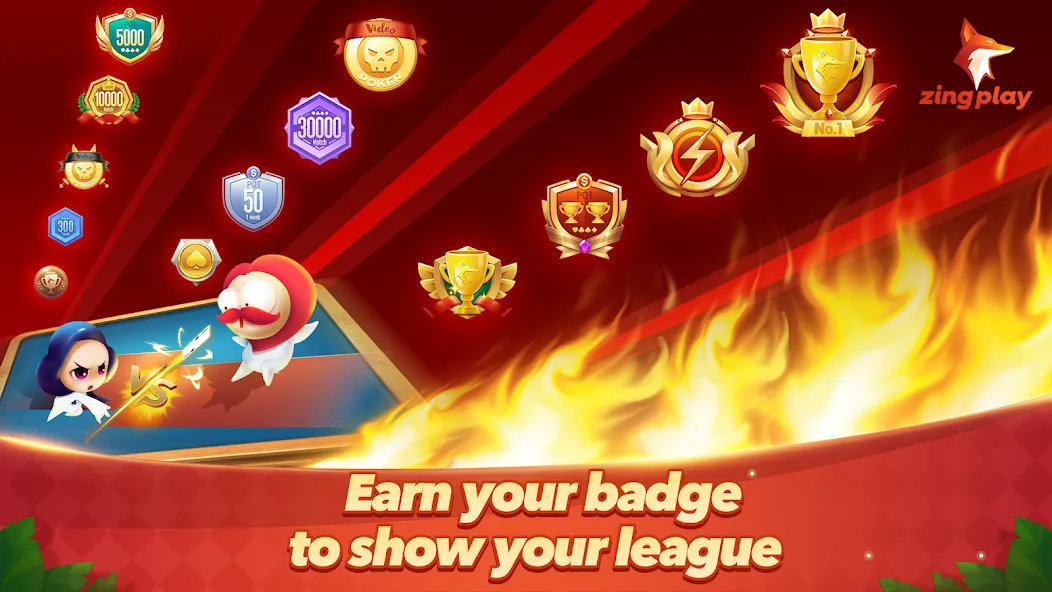 Tongits ZingPlay-Fun Challenge [MOD: безлимитные монеты и бонусы] Screenshot 3