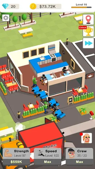 Idle Robbery [MOD: безлимитные деньги и бесконечная энергия] Screenshot 5
