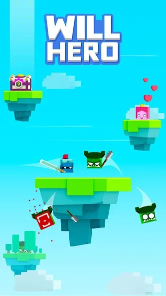 Will Hero [MOD: безлимитные монеты и усиленная броня] Screenshot 1