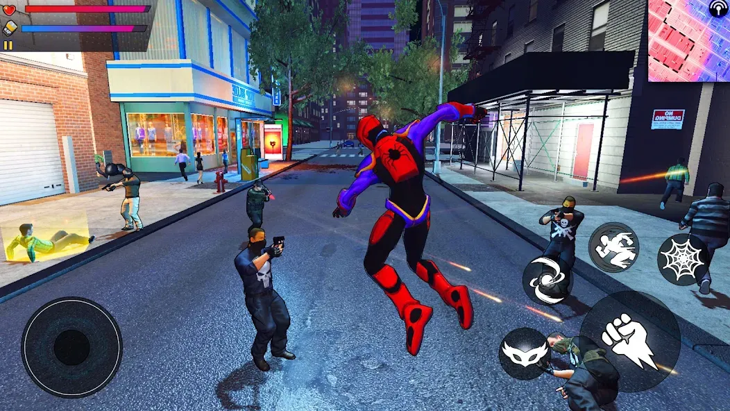 Spider Hero:Super City Hero [MOD: безлимитные деньги и суперсила] Screenshot 3