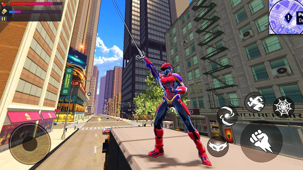 Spider Hero:Super City Hero [MOD: безлимитные деньги и суперсила] Screenshot 5