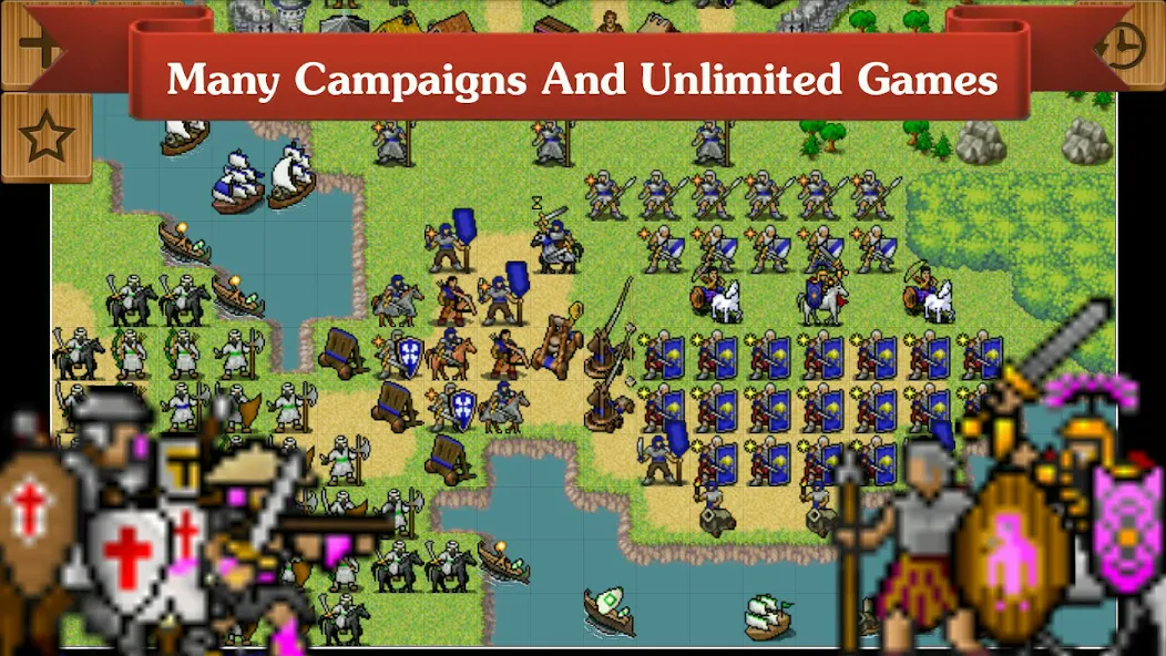 Age of Strategy [MOD: безлимитные ресурсы и открыты все уровни] Screenshot 1