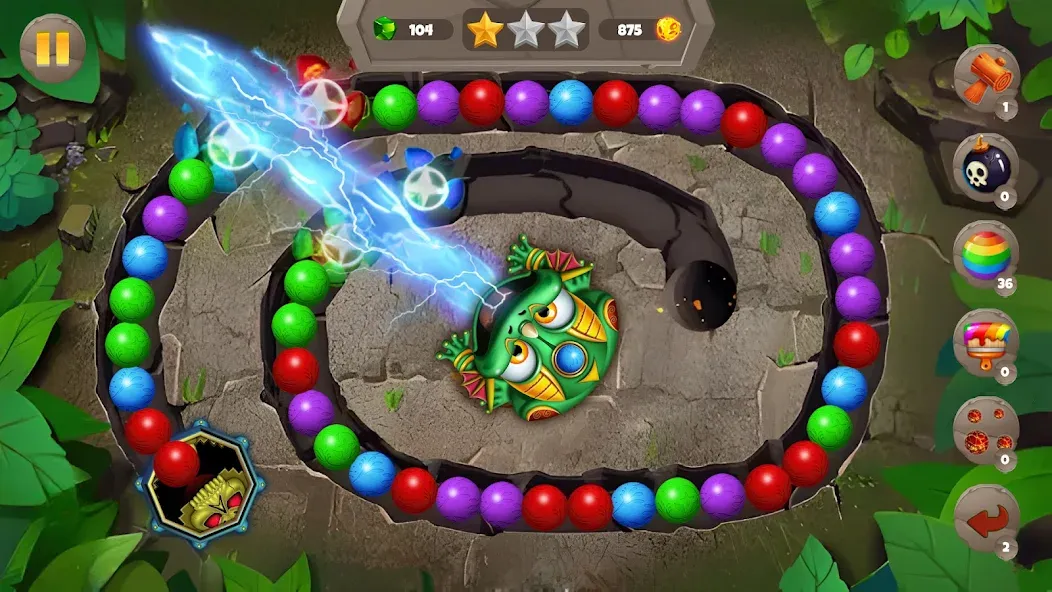 Marble Bubbles: Blast Pop Game [MOD: безлимитные монеты и жизни] Screenshot 5