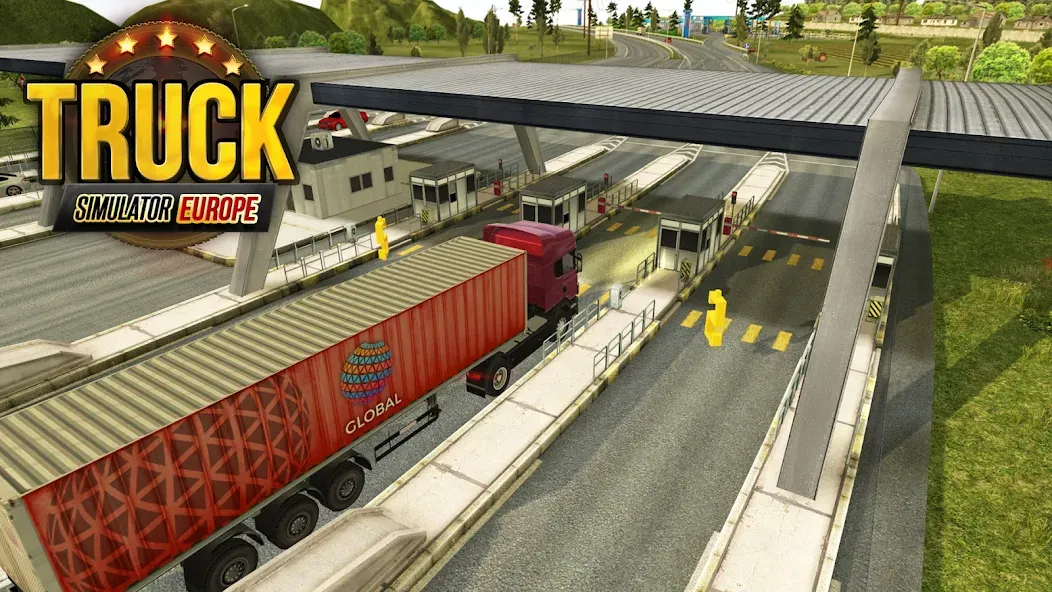 Truck Simulator : Europe [MOD: безлимитные деньги и топливо] Screenshot 1