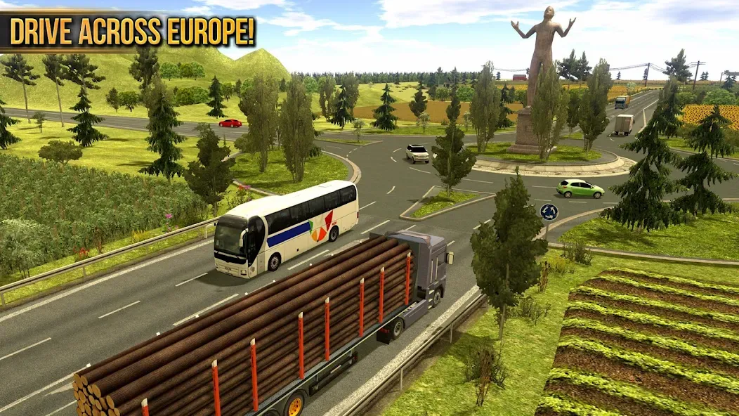 Truck Simulator : Europe [MOD: безлимитные деньги и топливо] Screenshot 3