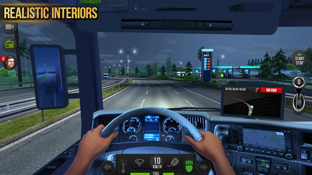 Truck Simulator : Europe [MOD: безлимитные деньги и топливо] Screenshot 4