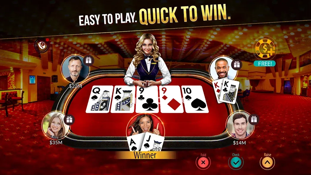 Zynga Poker ™ – Texas Holdem [MOD: безлимитные фишки и деньги] Screenshot 1