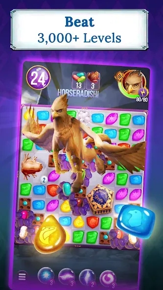 Harry Potter: Puzzles &amp; Spells [MOD: безлимитные монеты и бустеры] Screenshot 2