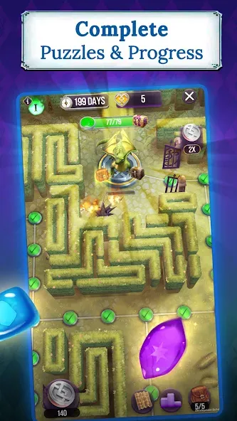 Harry Potter: Puzzles &amp; Spells [MOD: безлимитные монеты и бустеры] Screenshot 5