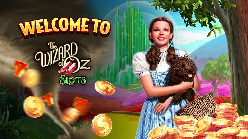 Wizard of Oz Slots Games [MOD: безлимитные монеты и бесплатные вращения] Screenshot 1