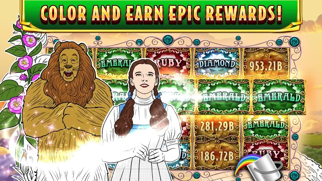 Wizard of Oz Slots Games [MOD: безлимитные монеты и бесплатные вращения] Screenshot 5