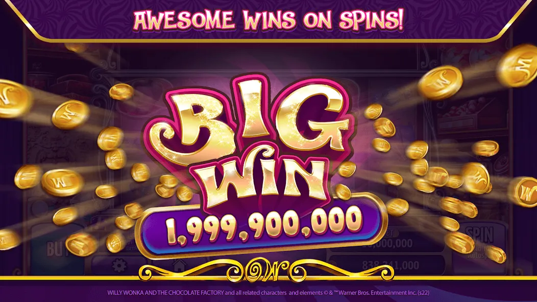 Willy Wonka Vegas Casino Slots [MOD: безлимитные монеты и бонусы] Screenshot 2