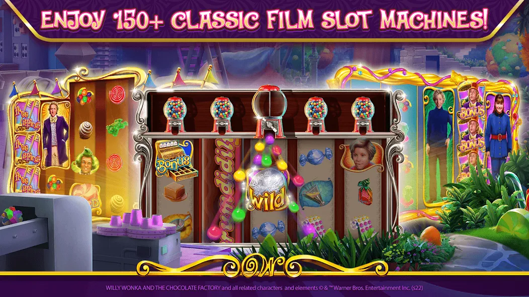 Willy Wonka Vegas Casino Slots [MOD: безлимитные монеты и бонусы] Screenshot 3