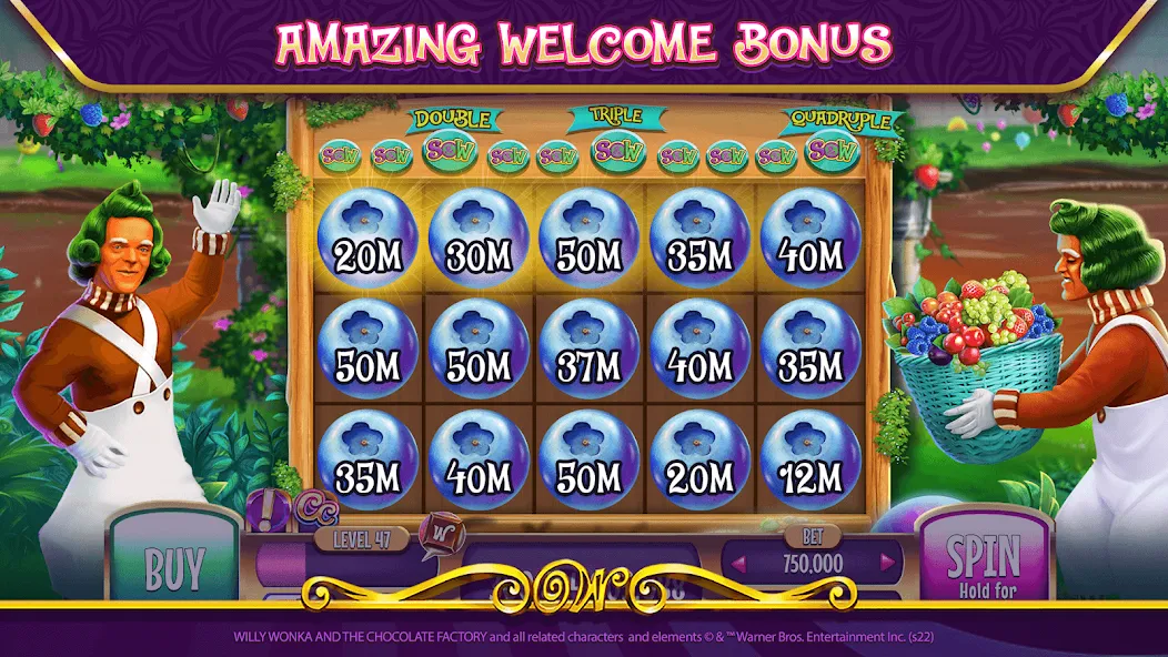 Willy Wonka Vegas Casino Slots [MOD: безлимитные монеты и бонусы] Screenshot 5