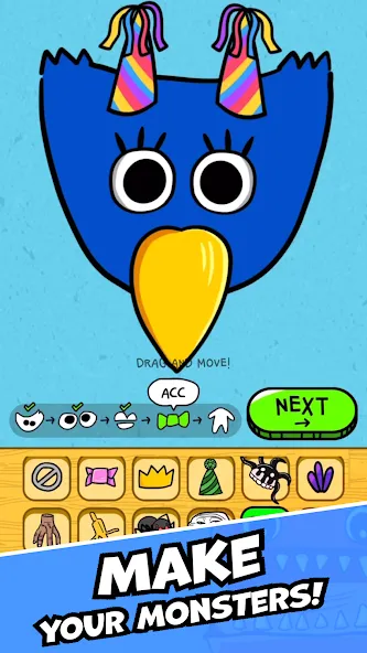 Monster Playtime : Makeover [MOD: безлимитные монеты и открыты уровни] Screenshot 5