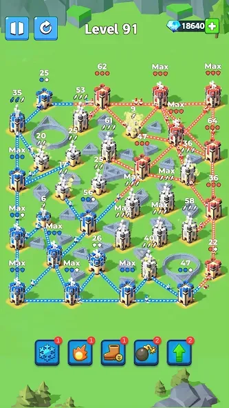 Conquer the Tower: Takeover [MOD: безлимитные деньги и войска] Screenshot 1