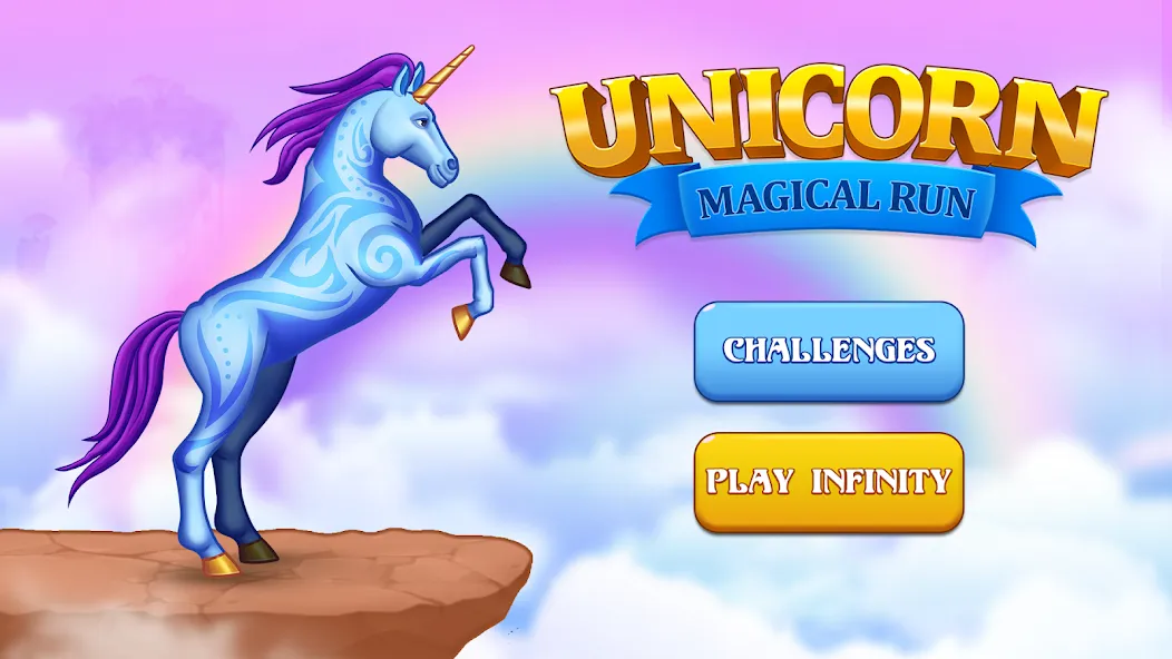 Unicorn Dash: Magical Run [MOD: безлимитные монеты и ускорение бега] Screenshot 1