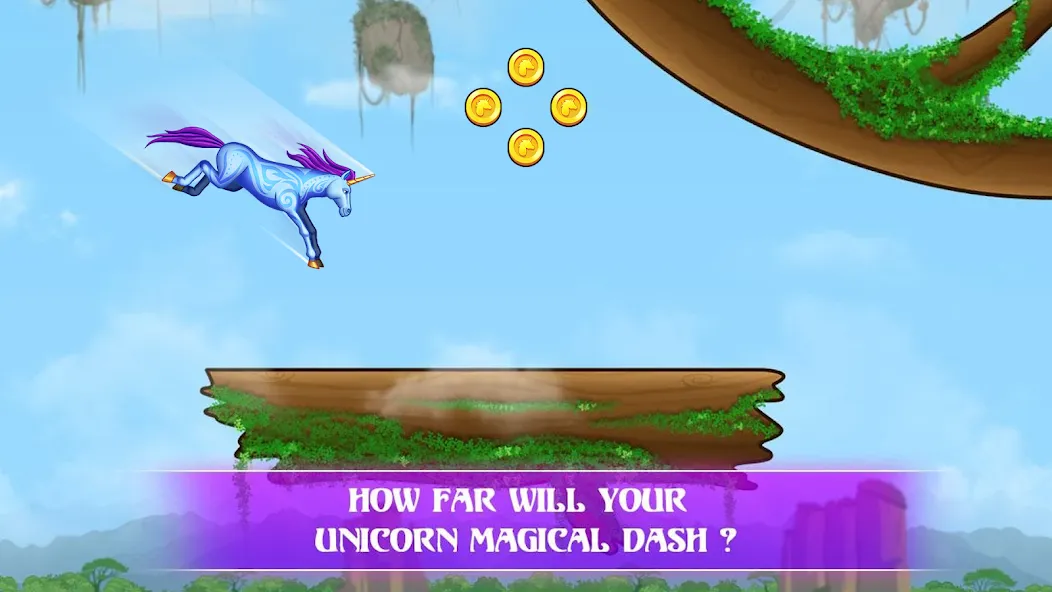 Unicorn Dash: Magical Run [MOD: безлимитные монеты и ускорение бега] Screenshot 2