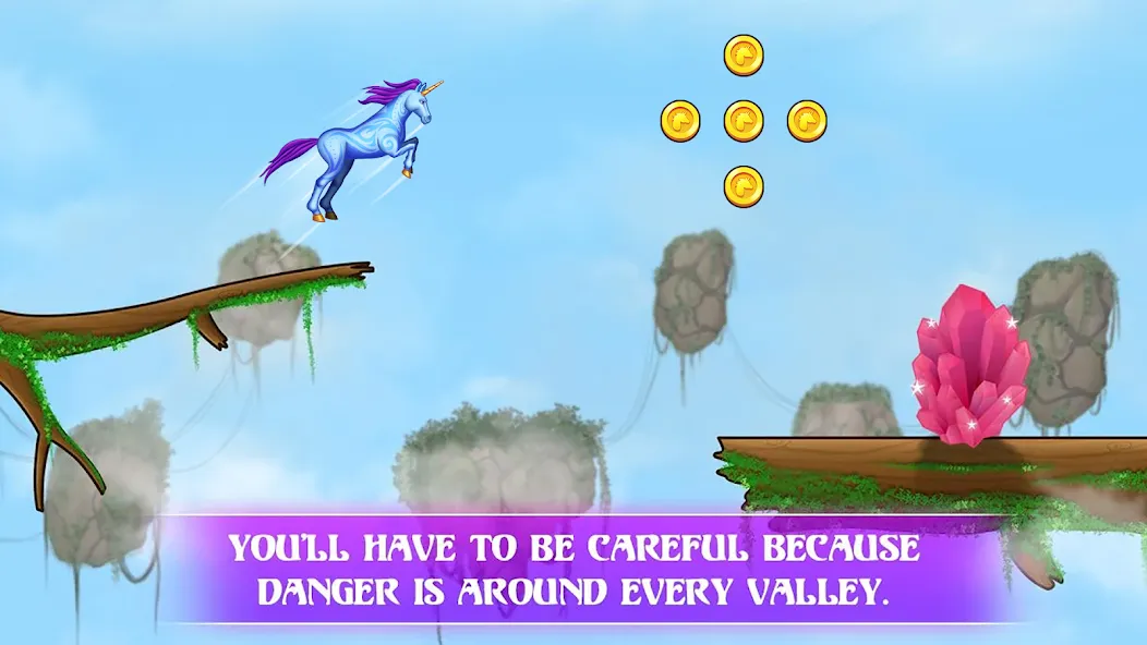 Unicorn Dash: Magical Run [MOD: безлимитные монеты и ускорение бега] Screenshot 5