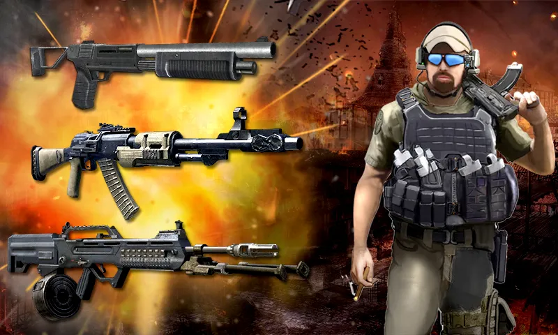 Army Commando Assault [MOD: безлимитные патроны и броня] Screenshot 4