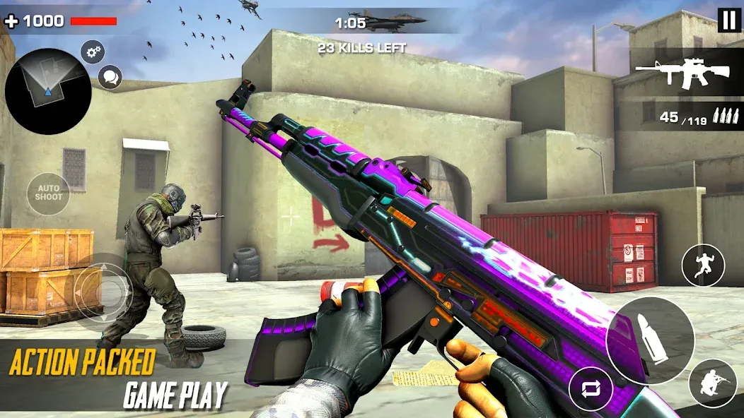 Cover Strike Ops FPS Gun Games [MOD: безлимитные деньги и оружие] Screenshot 3
