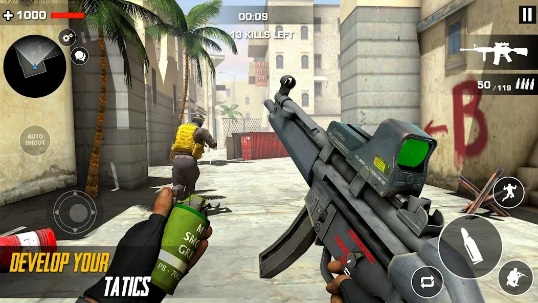 Cover Strike Ops FPS Gun Games [MOD: безлимитные деньги и оружие] Screenshot 4