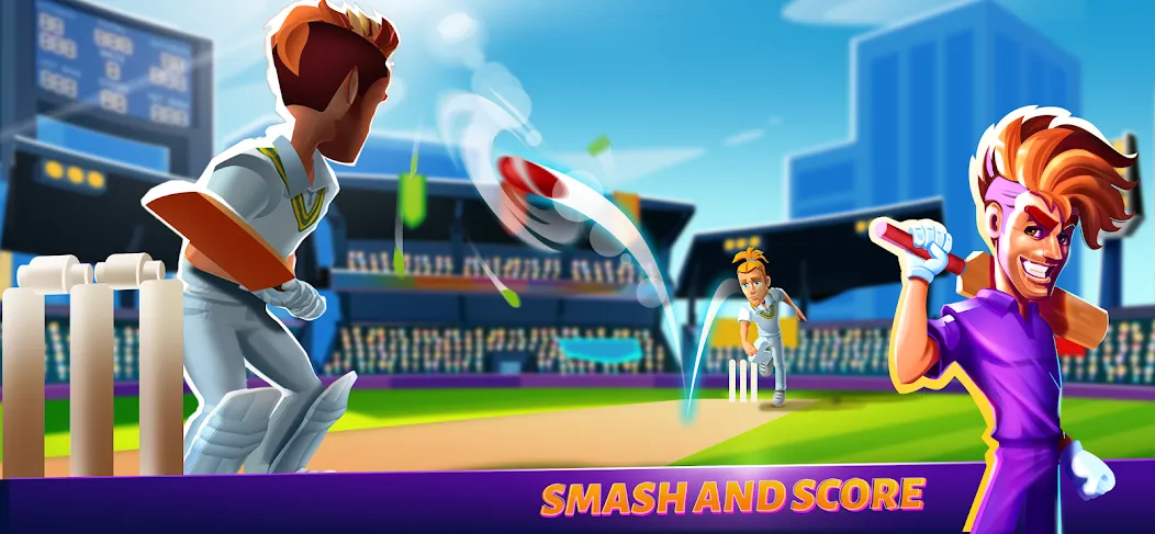 Hitwicket An Epic Cricket Game [MOD: безлимитные деньги и энергия] Screenshot 2