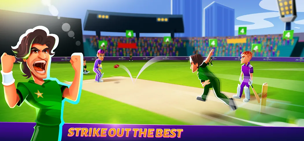 Hitwicket An Epic Cricket Game [MOD: безлимитные деньги и энергия] Screenshot 3