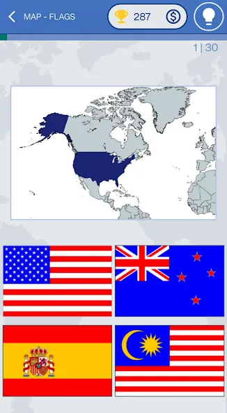 The Flags of the World Quiz [MOD: открыты все флаги и уровни] Screenshot 4