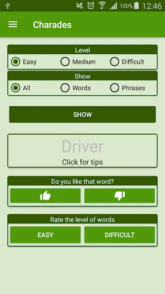 Charades [MOD: безлимитные подсказки и слова] Screenshot 3