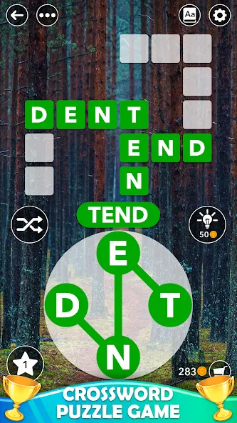 Word Cross: Offline Word Games [MOD: без рекламы и все уровни открыты] Screenshot 1