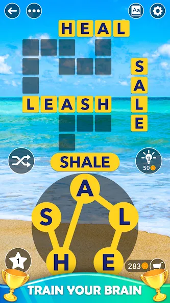 Word Cross: Offline Word Games [MOD: без рекламы и все уровни открыты] Screenshot 3